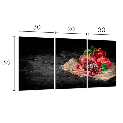 Obrázok produktu pre Ochranný sklenený plech na sporák 3x30x52