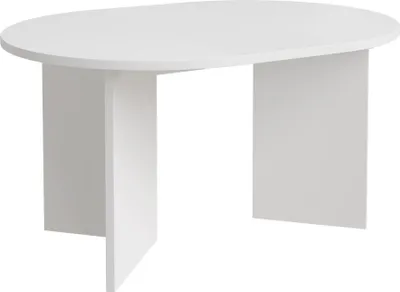 Produktbild von Selsey Ovo – Ausziehbarer Esstisch, rund, 110–190 x 110 cm, Weiß