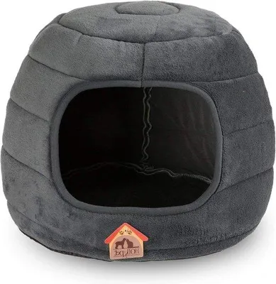Produktbild von Famanu Katzenbett 2-in-1 - Dunkelgrau S