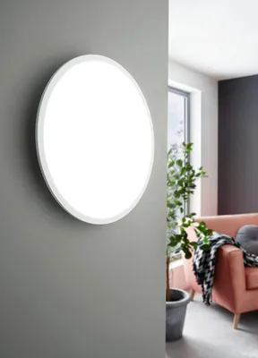 Produktbild von Eglo LED Deckenleuchte Panel Weiß 2100 Lumen 30 cm Lampe CCT App Bluetooth ® 79468