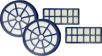 Produktbild von vhbw 2x Abluft-Filter, 2x Vormotor-Filter kompatibel mit Hoover BR71_BR21011, BR71_BR10011, BR71_BR02001, BR71_BR20011, BR71_BR15021 Staubsauger