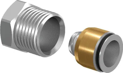 Immagine prodotto di Raccordo Heimeier Uponor 16x1/2 per tubo di collegamento a termosifone - Uponor