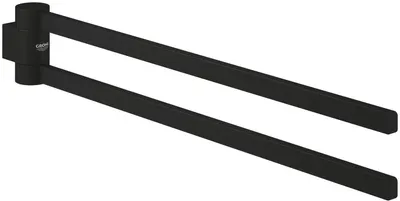 Produktbild von Grohe Handtuchhalter Selection 44,1cm, 2-arm, schwenkbar, phantom black