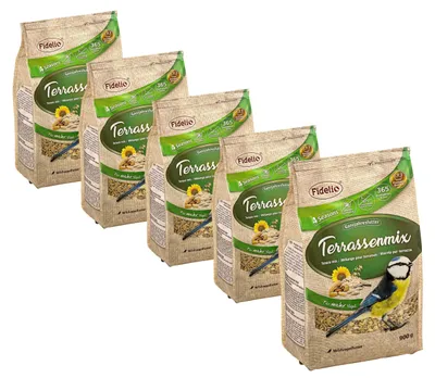 Productafbeelding van Fidelio vogelvoer, terrasmix, voer voor het hele jaar, rijk aan eiwitten/energie