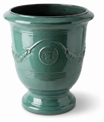 Zdjęcie produktu dla Doniczka ceramiczna Provencelia RICHELIEU Jadeitowy, Ø35 cm x H42 cm, mrozoodporna