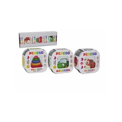 Produktbild von Pexeso 3pcs Alphabet, Tiere, Für Kinder Brettspiel