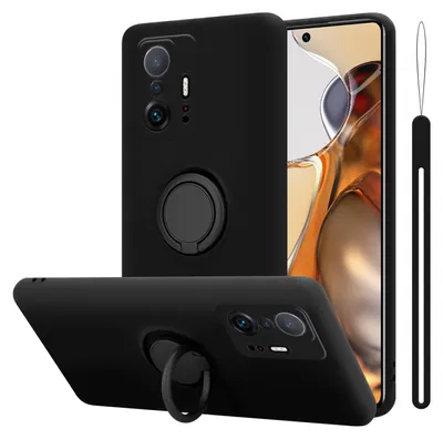 Produktbild von Cadorabo Hülle für Xiaomi 11T / 11T PRO Schutz Hülle in Schwarz Handyhülle TPU Etui Case Cover