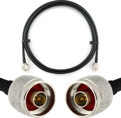 Produktbild von 3m N Stecker auf N Stecker — HF-240 (LMR 240 Äquivalent) Verlängerung Antennenkabel  — für WiFi RF Antenne GSM LTE 4G 5G 6G Router Signalverstärker Lora Ham CB Funk