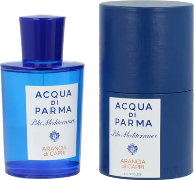 Produktbild von Acqua di Parma Blu Mediterraneo Arancia Di Capri, Frauen, 150 ml, Nachfüllflasche, Italian Sweet Orange, Italian Mandarin, Italian Lemon, Petit Grain, Cardamom, Caramel, Musk