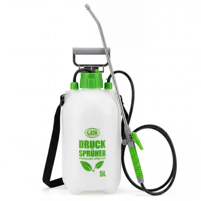Produktbild von Drucksprüher 5 Liter 3 bar Sprühstange und Düse aus Edelstahl. Länge Lanze Plus Schlauch 170cm!