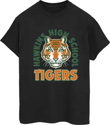 Produktbild von Netflix - "Stranger Things Hawkins" T-Shirt für Damen BI44077 (S) (Schwarz)