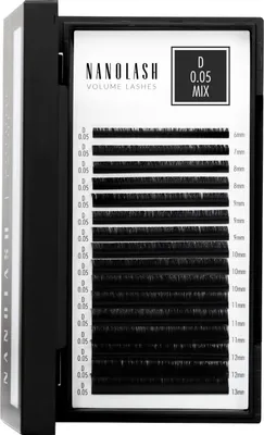 Produktbild von VOLUME LASHES falsche Wimpern 0,05 D #6-13 mm 1 Stk