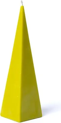 Obrázok produktu pre Pyramídová sviečka, zelená, bez vône -- 21 x 6 cm, objednať online  Najvyššia kvalita