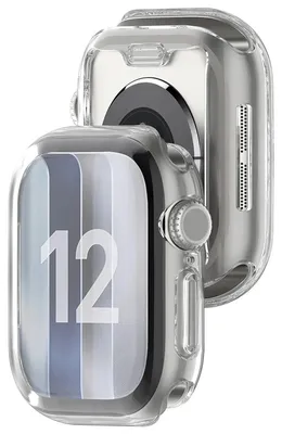 Produktbild von Schutzhülle für Apple Watch Series 12 42mm, Bizon Case Watch Felipe, Transparent