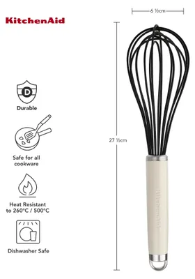 Immagine prodotto di KitchenAid Classic frusta in silicone - Crema di mandorle