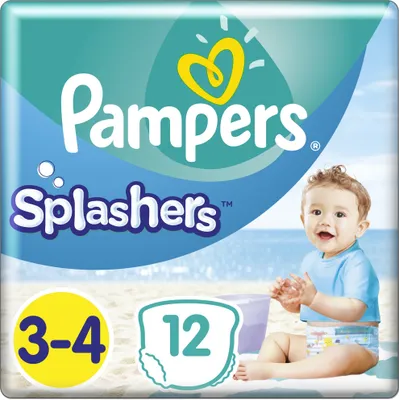 Produktbild von Pampers Wasserdichte Windeln Größe 3-4, 12 Stück Packung