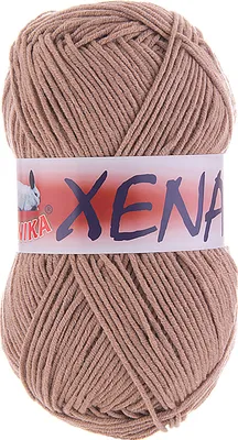 Produktbild von 100g Strickgarn Xena Unifarben 55%Baumwolle Klassikstrickgarn Häkelgarn Farbwahl