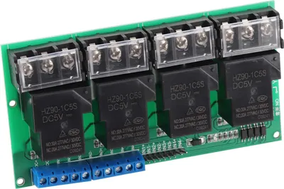 Obrázek produktu pro Vysoce výkonný čtyřcestný reléový modul ovládacího panelu Optočlen izolace 30A YYG-4 DC5V