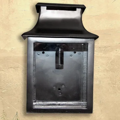 Produktbild von Außenleuchte, Eisen, Schwarz, Haustür, Wandlampe, 35,0 cm
