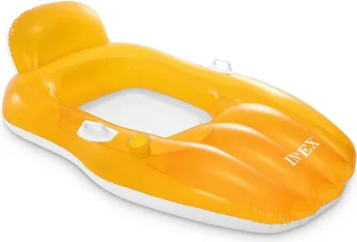 Produktbild von INTEX 56805EU - Luftmatratze - Lounge Chill N' Float (163x104cm) Poolmatratze orange