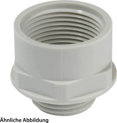 Immagine prodotto di WISKA Adattatore intermedio M/PG da M20x1,5 a PG16x1,41 in poliammide (PA) alta resistenza Filettatura di collegamento 9,0 mm - 1 pezzo