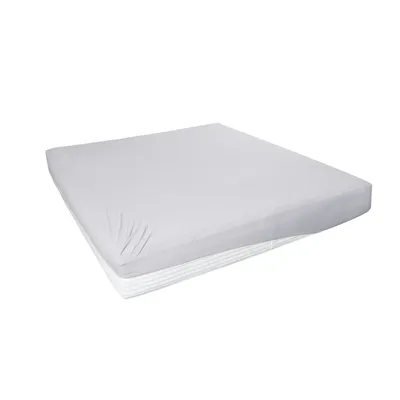 Produktbild von Hahn Haustextilien Elasthan-Jersey-Spannlaken 90-100x200 cm hellgrau