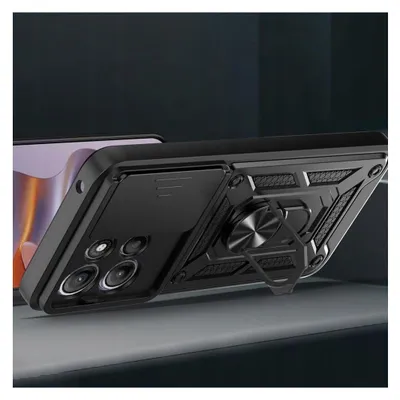 Produktbild von Tech Protect Camshield Pro Hülle Schwarz Kompatibel mit Motorola Moto G15