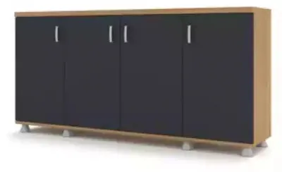 Produktbild von Schrank Büromöbel Arbeitszimmer Holz Büroschrank Regal Neu Möbel Aktenschrank