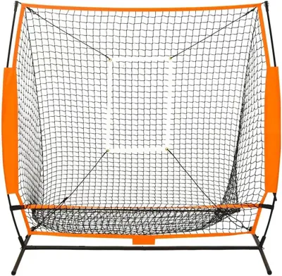 Produktbild von Multisport-Übungsnetz für Baseball, Schwarz, 174x76x158,5 cm, 4.28kg