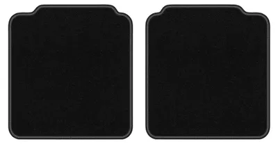 Productafbeelding van Velours achtermatten voor BMW 7 E32 1986-1994 – 2-delig, zwart, op maat – Wielganizator LUX