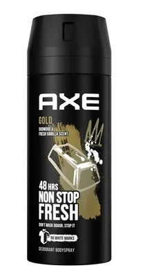 Produktbild von AXE Gold 150ml, Männer, Deodorant, Spray-Deodorant, 150 ml, 48 h, Oud wood, Dark vanila