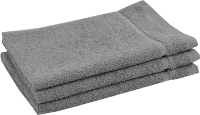Produktbild von Kleines Handtuch Classic Hellgrau 30 x 50 cm, 100% Baumwolle