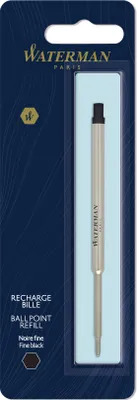Produktbild von Waterman 1964017, Schwarz, Fein, Metallisch, Kugelschreiber, 1 Stück(e)