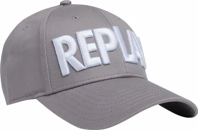 Produktbild von REPLAY Cap Iron Grey - Optical White hellgrau