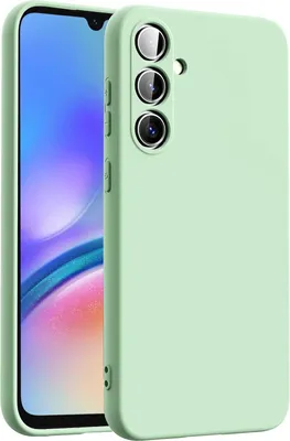 Produktbild von Hülle für Samsung Galaxy A15 4G/5G  Handy Schutz Cover Silikon Gel Case Handyhülle, grün