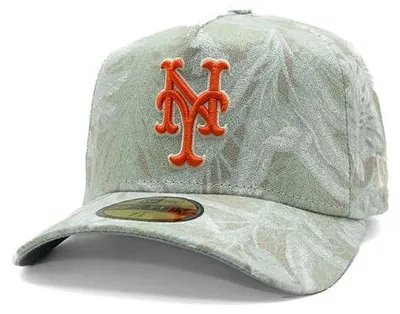 Obrázok produktu pre Kšiltovka New Era - MLB Three Looms "Leafy Palm" 59FORTY A-Frame - NY Mets - farba: sivá (Stone)
