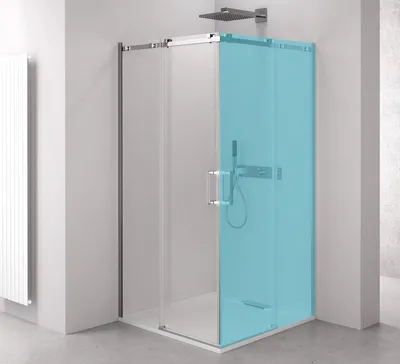 Produktbild von Polysan THRON Duschtür 900 mm, Klarglas