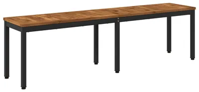 Obrázek produktu pro vidaXL Zahradní lavička, 161 x 35 x 45 cm, masivní akátové dřevo, pravoúhlá