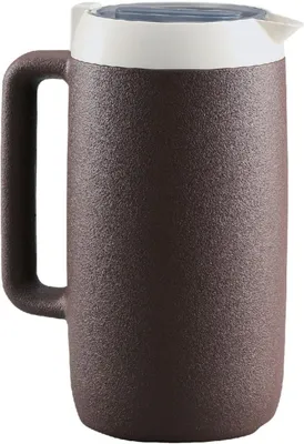 Productafbeelding van Koelkan - Drankdispenser - Dranken Koel Houden - Dubbelwandig Ontwerp - 1.7 Liter - Bruin