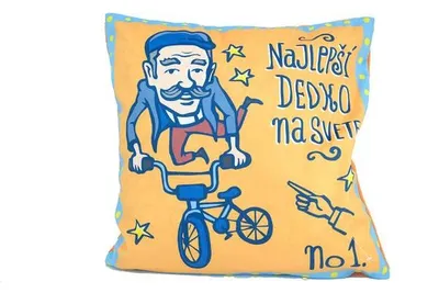 Obrázok produktu pre Obliečka na vankúš 40x40 cm, mikroplyš, best grandpa