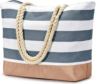 Produktbild von Oscaurt Strandtasche Tote Bag Groß Wasserdicht Reißverschluss Frauen Geschenk