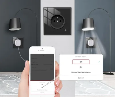 Produktbild von MOES Smart Wall Socket, Zigbee, FR, 16A, Schwarz