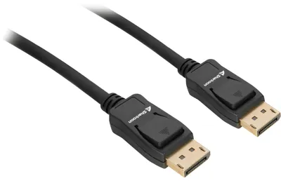 Produktbild von Kabel Displayport 1.4 (Stecker > Stecker) 8K (schwarz, 1 Meter)