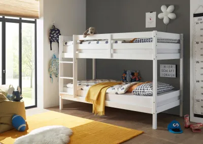 Produktbild von Etagenbett Maren 90x200 - mit Lattenrosten - weiß