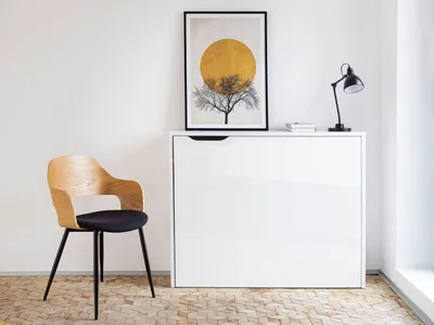 Image de Bureau pliant CELENA - blanc brillant, à droite