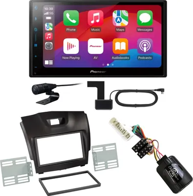 Produktbild von Pioneer SPH-DA77DAB CarPlay Android Auto DAB+ Einbauset für Isuzu D-Max 2