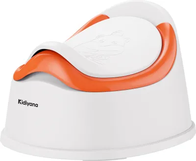 Immagine prodotto di Vasino per bambini Kidiyana con coperchio - arancione-rosso