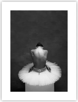 Produktbild von Poster - Poster ohne Rahmen - Ballerina Rücken Stück - 30x40 cm - Wand Bild - Wanddeko - Wandbilder - Kunstposter - Wandposter - Bilder - Kunstdruck - Wanddekoration - Wandbild - P2XPA30x40-4729