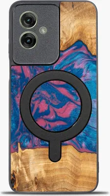 Produktbild von Holzhülle für Motorola Moto G55 5G, Bewood Unique Neons Vegas für MagSafe