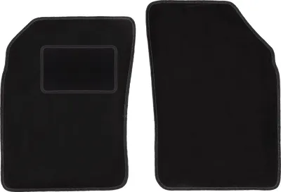 Obrázok produktu pre Predné Velúrové autokoberce Standard na mieru pre: Nissan Micra K11 (1992-2003, hatchback) černé, sada 2 ks, s úchyty